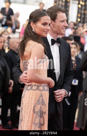 Cannes, France. 20th May, 2023. Alicia Vikander attends the