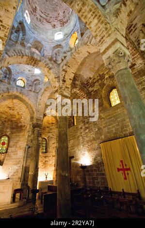 San Cataldo, Europe, church, Arab-Norman, 12th century, Middle Ages, Palermo, Sicily, Italy Stock Photo