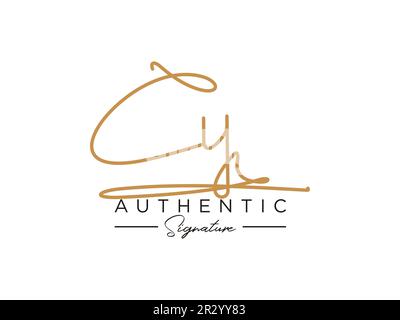 CY Signature Logo Template Vector. Stock Vector