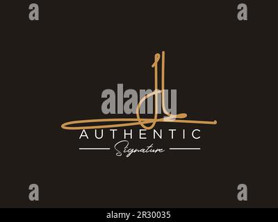 JL Signature Logo Template Vector Stock Vector Image & Art - Alamy