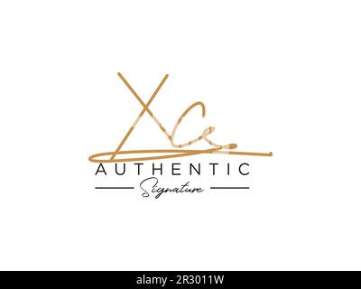 XC Signature Logo Template Vector. Stock Vector