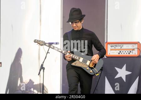Omar Rodriguez-Lopez of The Mars Volta performs at the