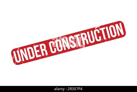 Under Construction rubber grunge stamp seal vector Stock Vector