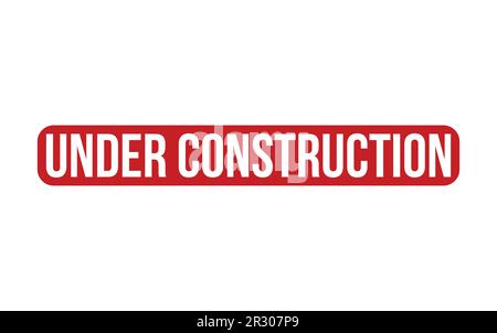 Red Under Construction Rubber Stamp Seal Vector Stock Vector