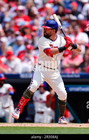 Kyle Schwarber of the Philadelphia Phillies hits a grand slam against the  Chicago Cubs during the first inning at Citizens Bank Park on Saturday, May  20, 2023, in Philadelphia., National Sports