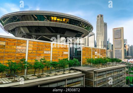 The Supreme Court of Singapore is one of the two tiers of the court system in Singapore. Stock Photo