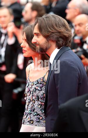 Cannes, France. 22nd May, 2023. CANNES, France on 20. MAY 2023; Charlotte Casiraghi and Dimitri Rassam attend the 'Killers Of The Flower Moon' red carpet during the 76th annual Cannes film festival at Palais des Festivals on May 20, 2023 in Cannes, France., picture and copyright Thierry CARPICO/ATP images (CARPICO Thierry/ATP/SPP) Credit: SPP Sport Press Photo. /Alamy Live News Stock Photo