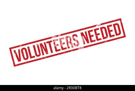 Volunteers Needed Rubber Stamp Seal Vector Stock Vector