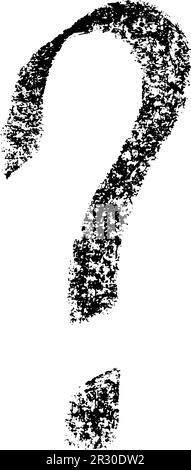 Chalk Textured Question Mark Sign Stock Vector Image & Art - Alamy