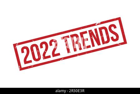 Red 2022 Trends Rubber Stamp Seal Vector Stock Vector Image & Art - Alamy