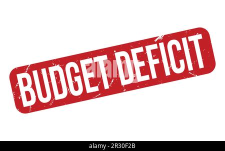 Budget Deficit Rubber Stamp Seal Vector Stock Vector