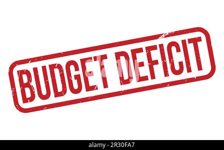 Budget Deficit Rubber Stamp Seal Vector Stock Vector