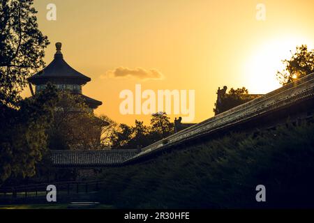 View of the Temple of Heaven,China Stock Photo