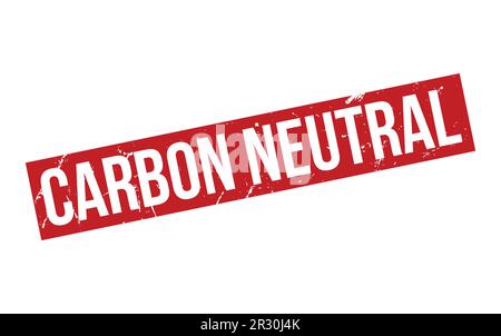 Carbon Neutral Rubber Stamp Seal Vector Stock Vector