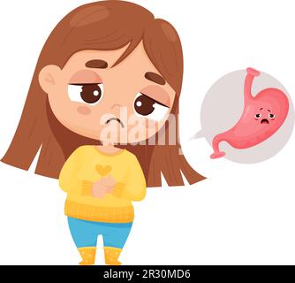 clipart sick stomach