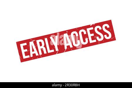 Early Access Rubber Stamp Seal Vector Stock Vector