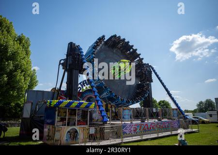 Hanham Common funfair (May23) Stock Photo