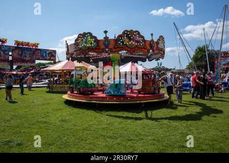 Hanham Common funfair (May23) Stock Photo