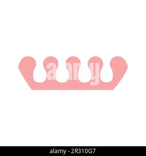Vector pedicure fingers and toes Stock Vector