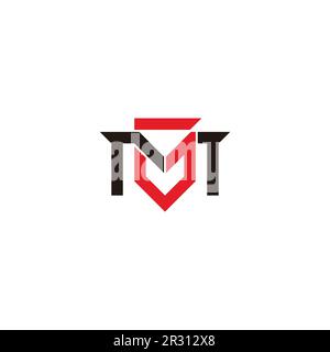 letter gm colorful geometric colors logo vector Stock Vector