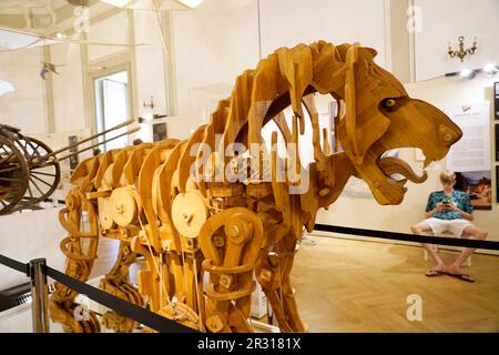 Mechanical Lion, The World of Leonardo da Vinci Museum, Milan
