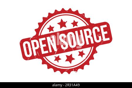 Open Source rubber grunge stamp seal vector Stock Vector