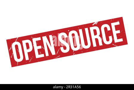 Open Source Rubber Stamp Seal Vector Stock Vector