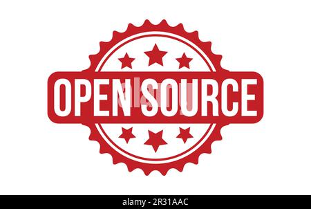 Open Source rubber grunge stamp set vector Stock Vector