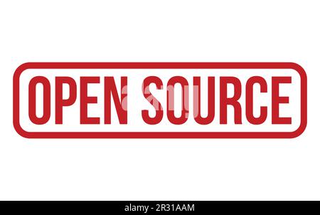 Open Source Rubber Stamp Seal Vector Stock Vector