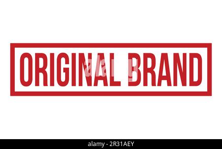 Red Original Brand Rubber Stamp Seal Vector Stock Vector Image & Art ...
