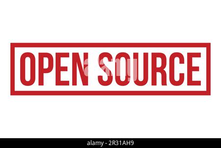 Open Source Rubber Stamp Seal Vector Stock Vector