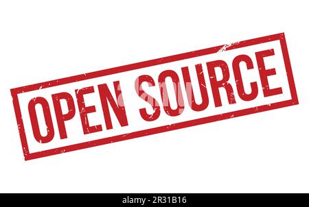 Open Source Rubber Stamp Seal Vector Stock Vector
