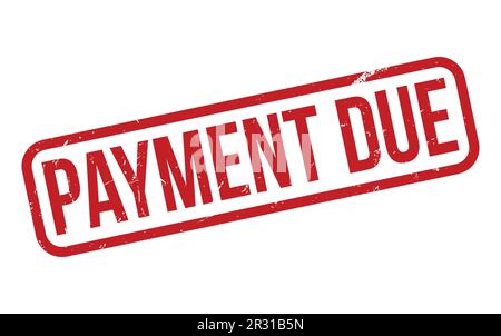 Payment Due Rubber Stamp Seal Vector Stock Vector