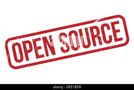 Open Source Rubber Stamp Seal Vector Stock Vector