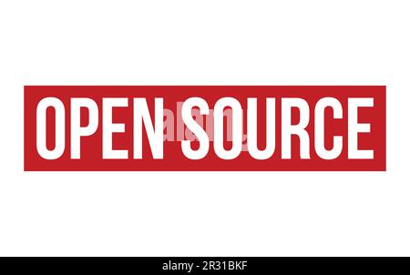 Open Source Rubber Stamp Seal Vector Stock Vector