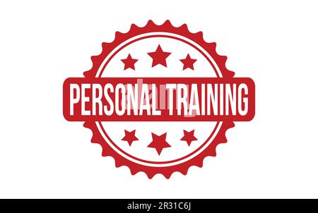 Red Personal Training Rubber Stamp Seal Vector Stock Vector