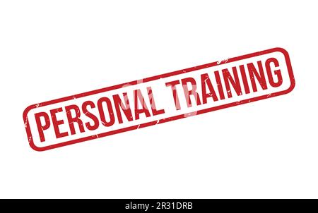 Red Personal Training Rubber Stamp Seal Vector Stock Vector