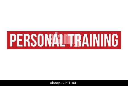 Red Personal Training Rubber Stamp Seal Vector Stock Vector