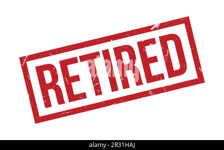 Red Retired Rubber Stamp Seal Vector Stock Vector Image & Art - Alamy