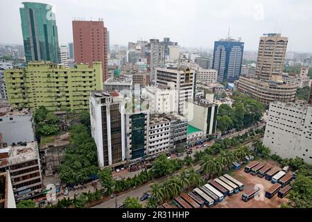 View Of Motijheel Commercial Area Of Dhaka City. Dhaka, Bangladesh 