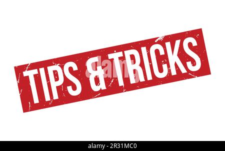 Tips & Tricks Rubber Stamp Seal Vector Stock Vector