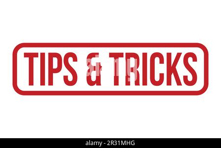 Tips & Tricks Rubber Stamp Seal Vector Stock Vector Image & Art - Alamy