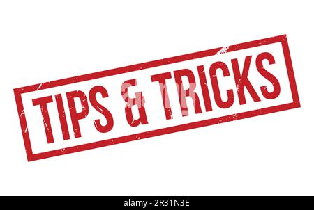 Tips & Tricks Rubber Stamp Seal Vector Stock Vector