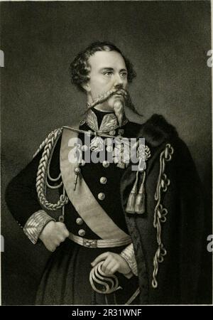 'Imperial courts of France, England, Russia, Prussia, Sardinia, and Austria. Richly illustrated with portraits of imperial sovereigns and their cabinet ministers' with biographical sketches' (1863) Stock Photo