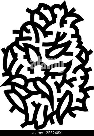 pile of leaves clipart black and white