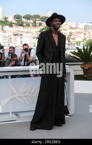 Cannes, France. 22nd May, 2023. Baloji photographed during the photocall for Omen as part of the 76th Cannes International Film Festival at Palais des Festivals in Cannes, France Picture by Julie Edwards/Alamy Live News Stock Photo
