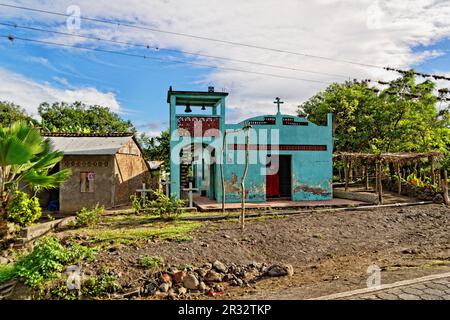 Village church, Ometepe Island, Nicaragua Stock Photo