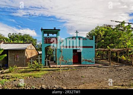 Village church, Ometepe Island, Nicaragua Stock Photo