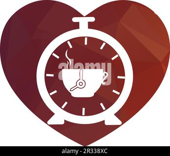 coffee time logo design vector template Stock Vector
