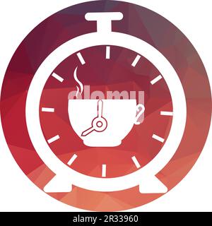 coffee time logo design vector template Stock Vector